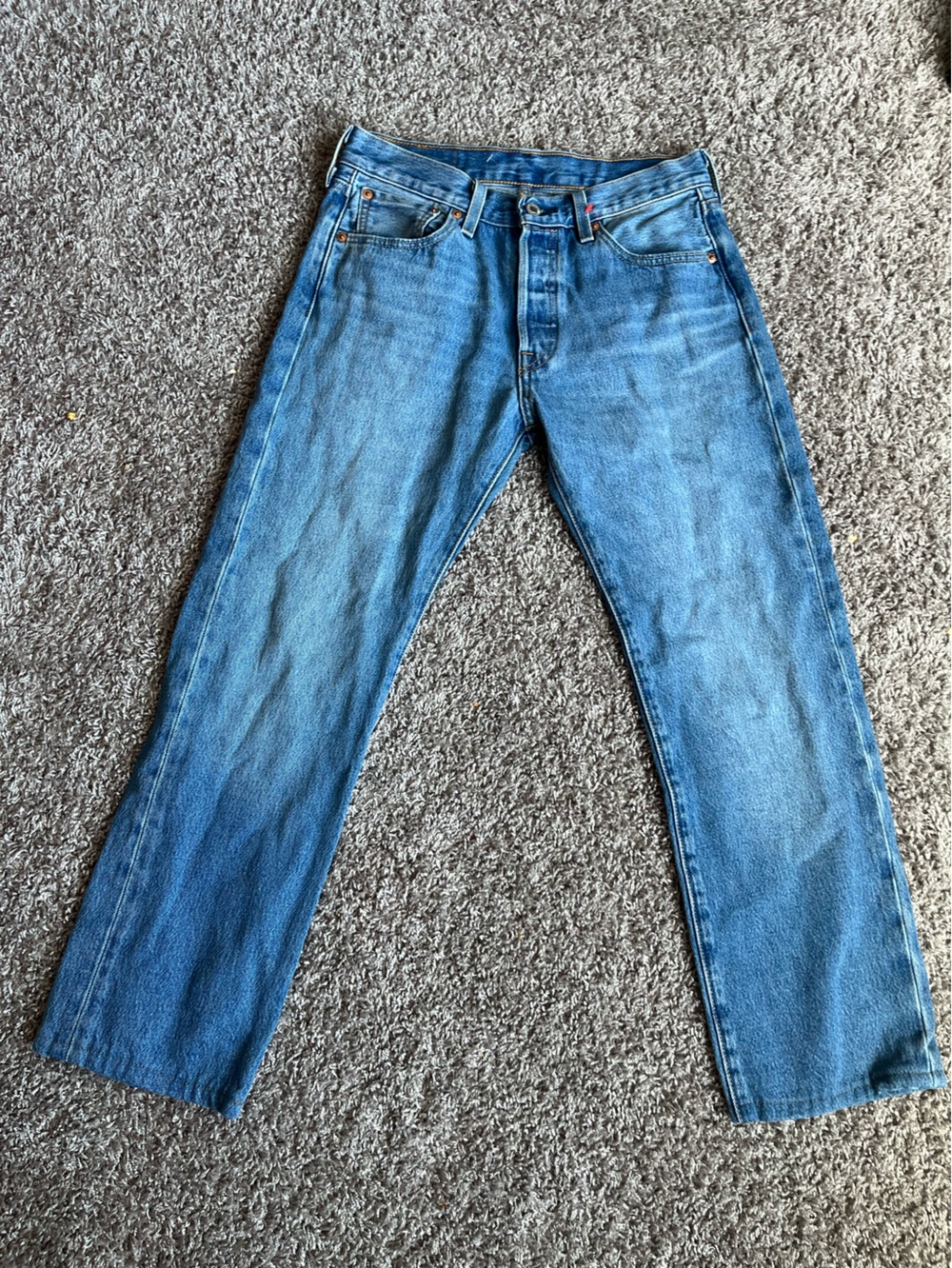 Levi’s Classic Men's Blue Straight-Leg Jeans Denim